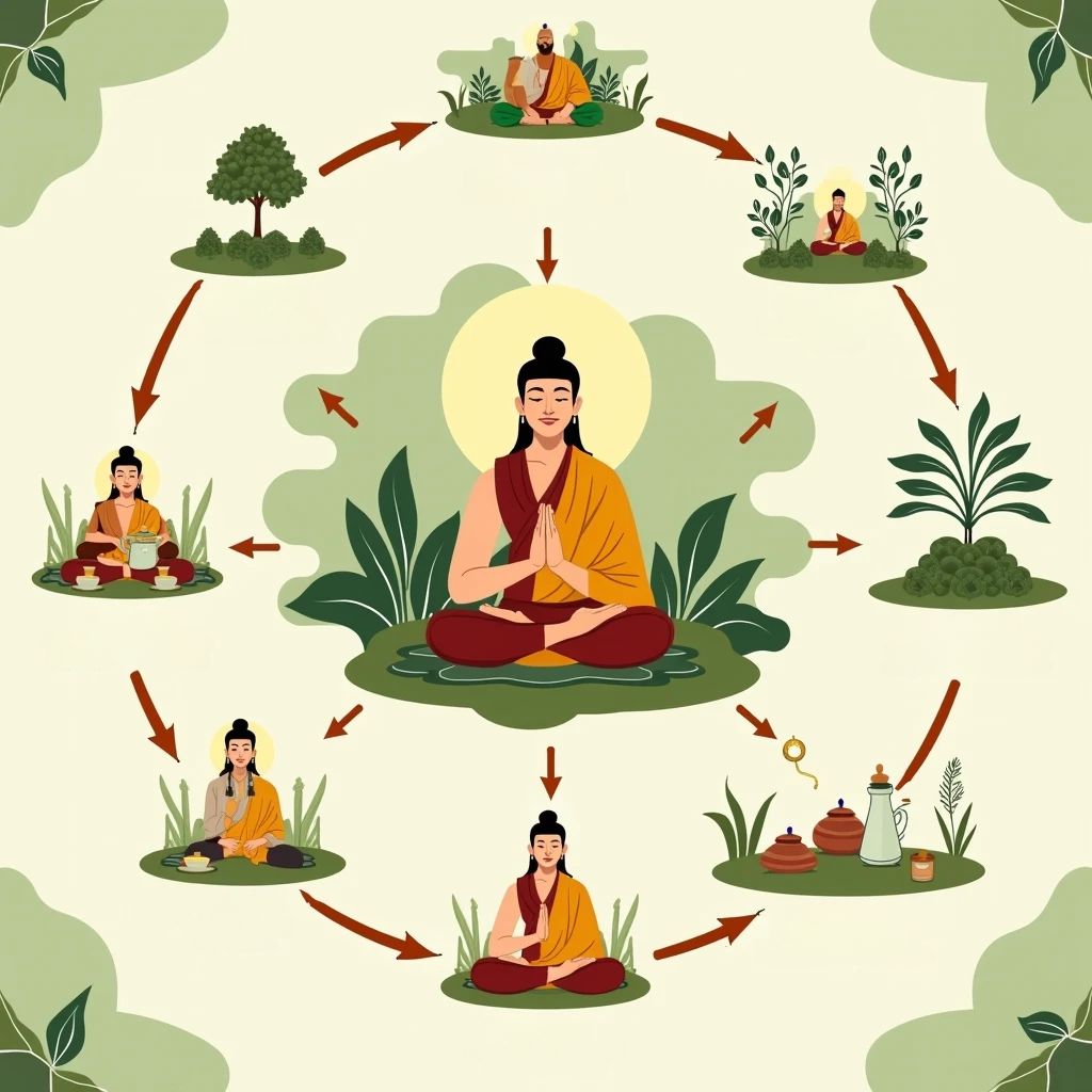 What Is the Indian Legend Regarding the Discovery of Tea