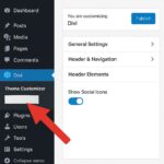 how to turn off social icons in secondary bar divi​